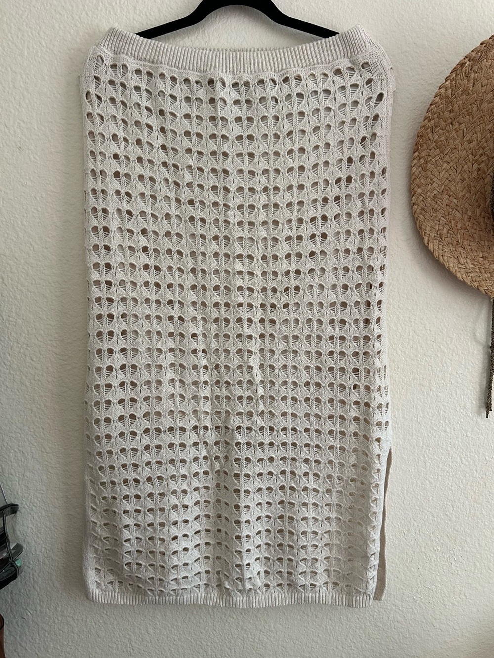 Cream Midi Skirt